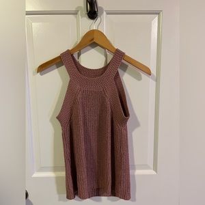 Pink knit two piece set